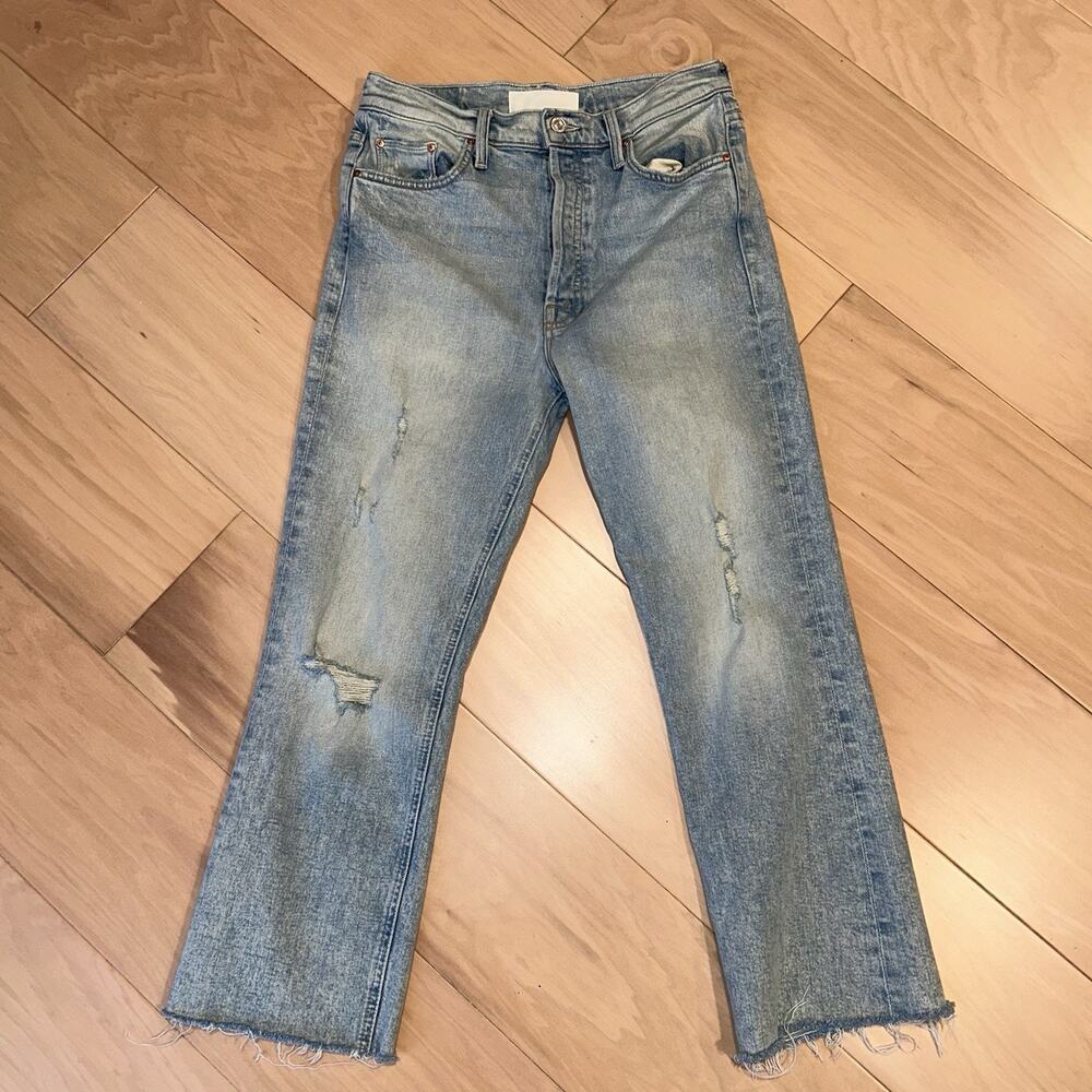 Mother The Tripper In Skating On Thin Ice Blue Jean Women's 28